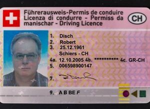 Swiss driver license