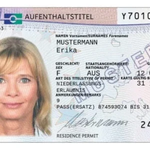 German Residence Permit Card