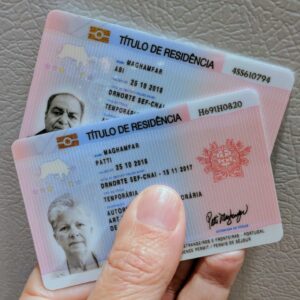 Portuguse Residence Permit Card