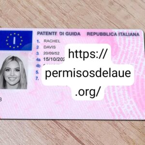 Italian driver license