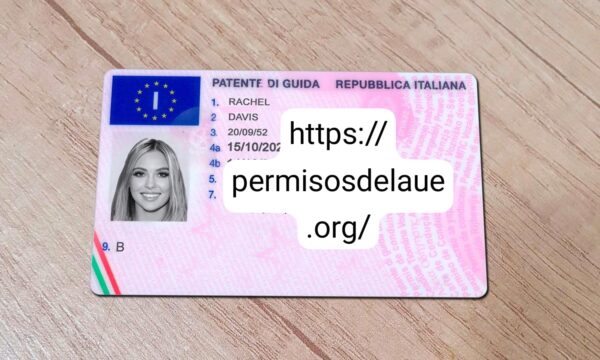Italian driver license